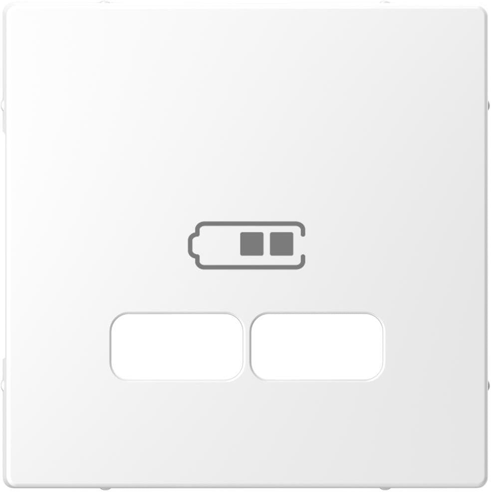 Лицев панел за 2xUSB цвят Лотус System Design Merten SE, SCHNEIDER ELECTRIC, MEG4367-6035