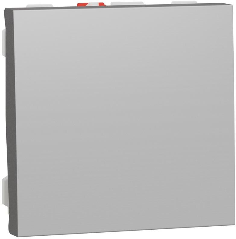 Бутон 2 мод. цвят Алуминий Unica SE, SCHNEIDER ELECTRIC, NU320630