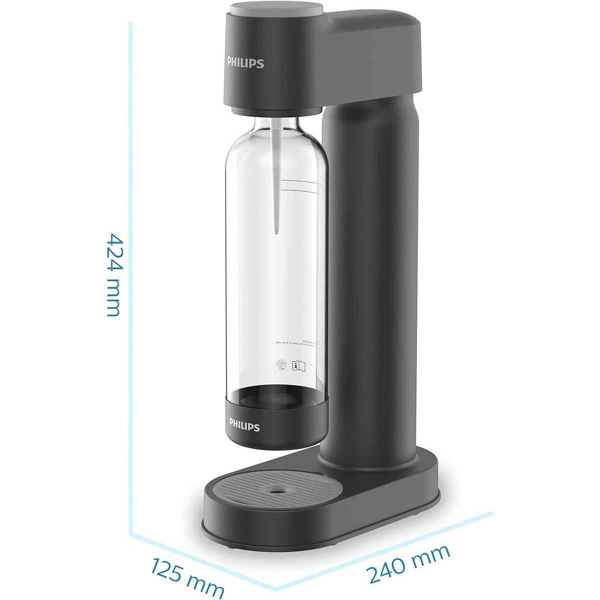 Машина за сода Philips - ADD4901BK/10, черна