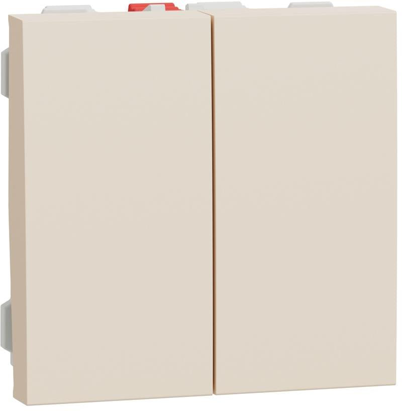 Сериен ключ 2 мод. цвят Крем Unica SE, SCHNEIDER ELECTRIC, NU321144