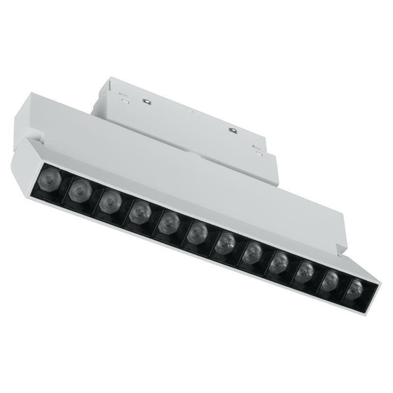 Линейна лампа с магнитна релса, регулируема M-LINE, бяла, 12 W, 960 lm, 4000 K, DPM, MTL-SPRL-12W-W