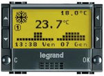 Термостат с LCD дисплей 3 мод. дневен и седмичен за отопление+охлаждане LL Bticino, BTICINO, L4451