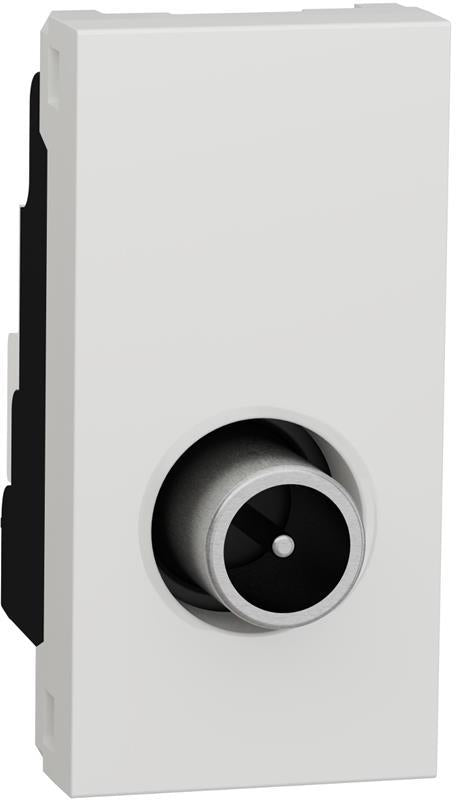 Розетка TV тип коаксиал 1.5dB 1 мод. цвят Бял Unica SE, SCHNEIDER ELECTRIC, NU346118