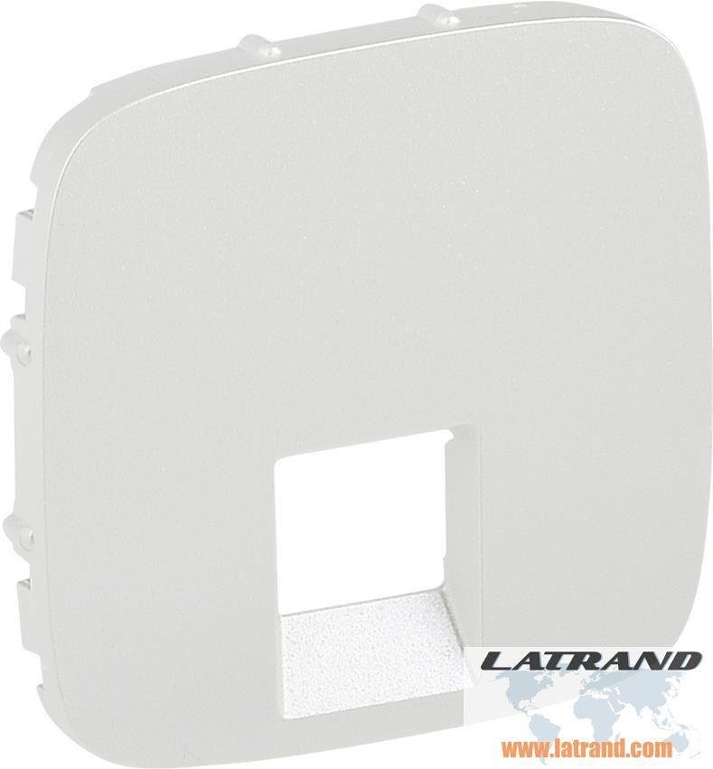 Лицев панел за единична RJ45/RJ11 розетка цвят Перла Valena Allure Legrand - 755419