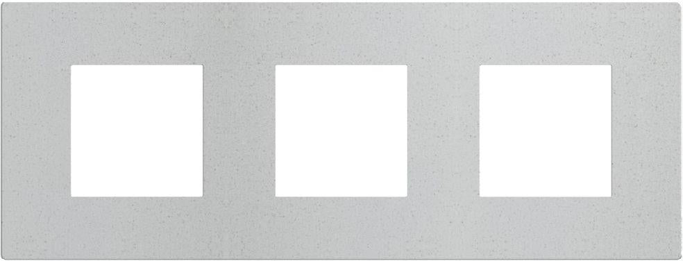 Рамка 2+2+2 мод. цвят Еко бял (White Fiber) Light Now Bticino, BTICINO, YA4802M3WV