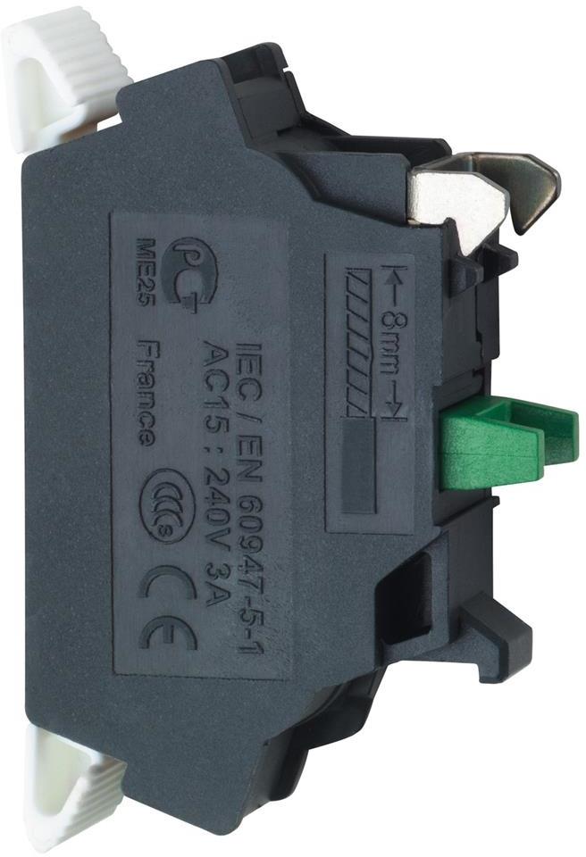 Контактен блок 1NO автоматични клеми Ø22mm SE, SCHNEIDER ELECTRIC НИСКО НАПРЕЖЕНИЕ, ZBE1015