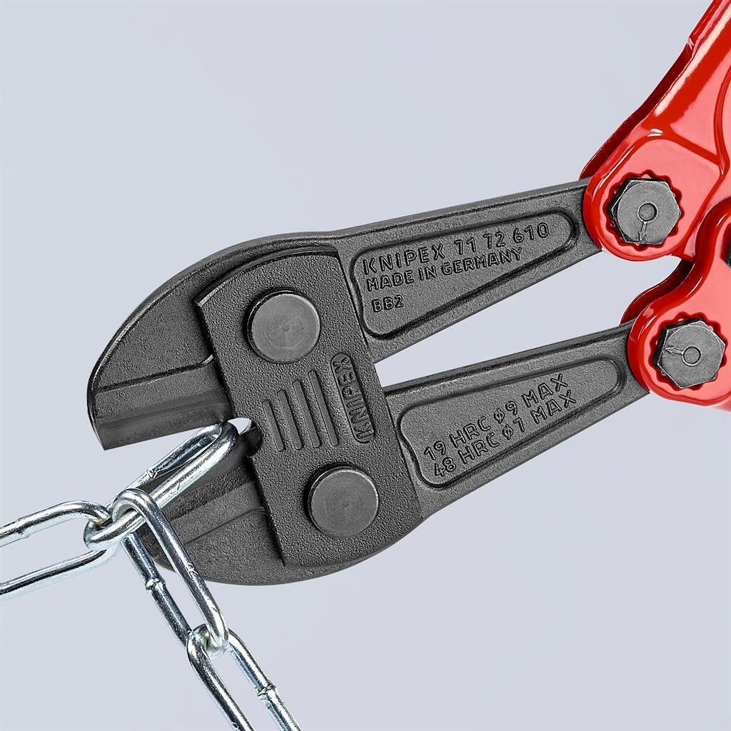 Ножици за рязане на арматура, синьо-червена ръкохватка 610мм, Knipex - K7172610