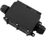 Разклонителна кутия 135x70x40мм IP68, с 2 щуцера Commel, COMMEL, C365-921