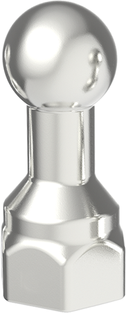 Заземяващ сферичен болт 25mm/M12, 29.6 kA/1s MOREK, MGA2512M10
