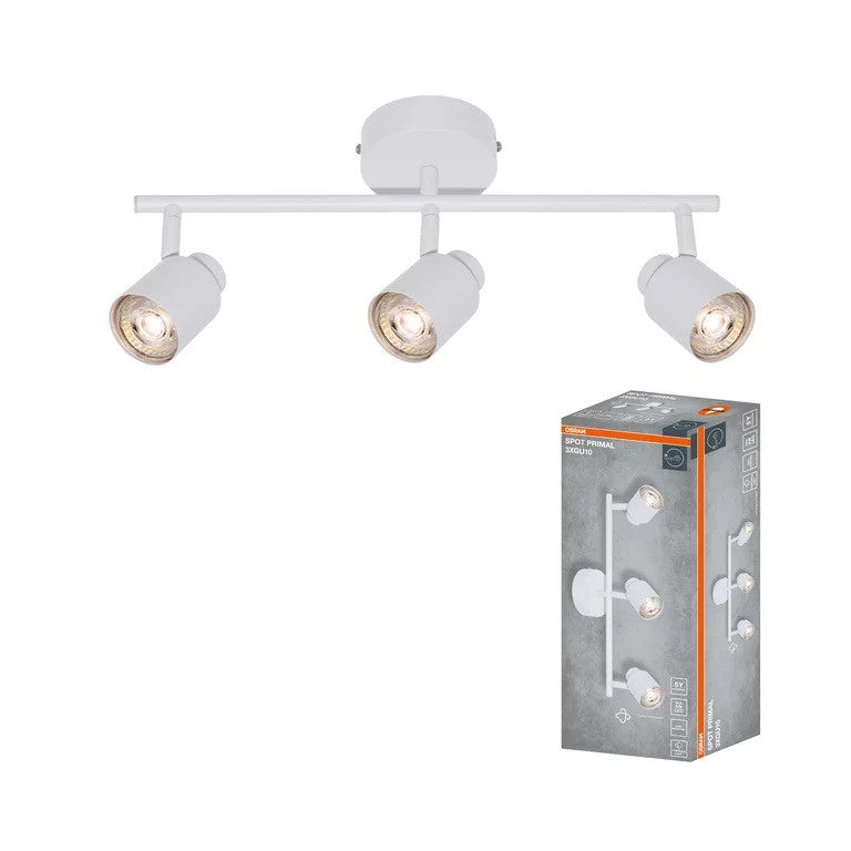 LED ОСВЕТИТЕЛНО ТЯЛО SPOT PRIMAL WHITE 3XGU10 LEDVANCE - WHITE