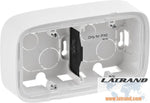 Двойна конзола за открит монтаж цвят Бял Valena Allure Legrand - 755552