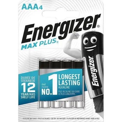 ЕДНОКРАТНИ АЛКАЛНИ БАТЕРИИ ENR MAX PLUS AAA 3+1 CHP4 ENERGIZER PANASONIC