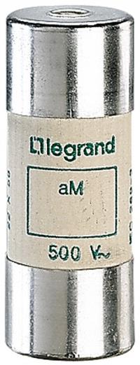 Стопяем цилиндричен предпазител тип aM 80A 22x58мм с индикатор Legrand, LEGRAND НИСКО НАПРЕЖЕНИЕ, 15180