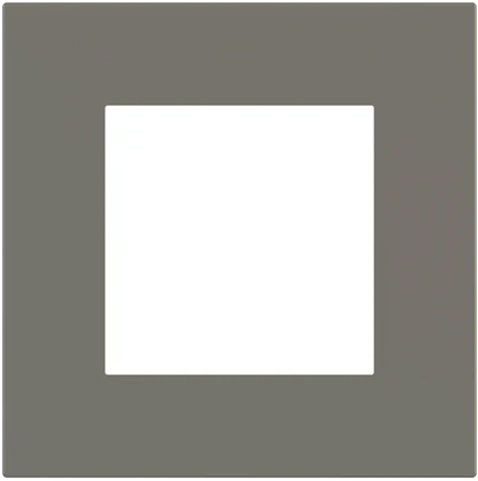 Рамка 1х 55x55 Surface Linea71/20Venti Fenix Grey London EKINEX, EK-SQG-FGL