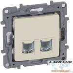 Розетка 2xRJ45 UTP cat.6 цвят крем Niloe Legrand - 764674