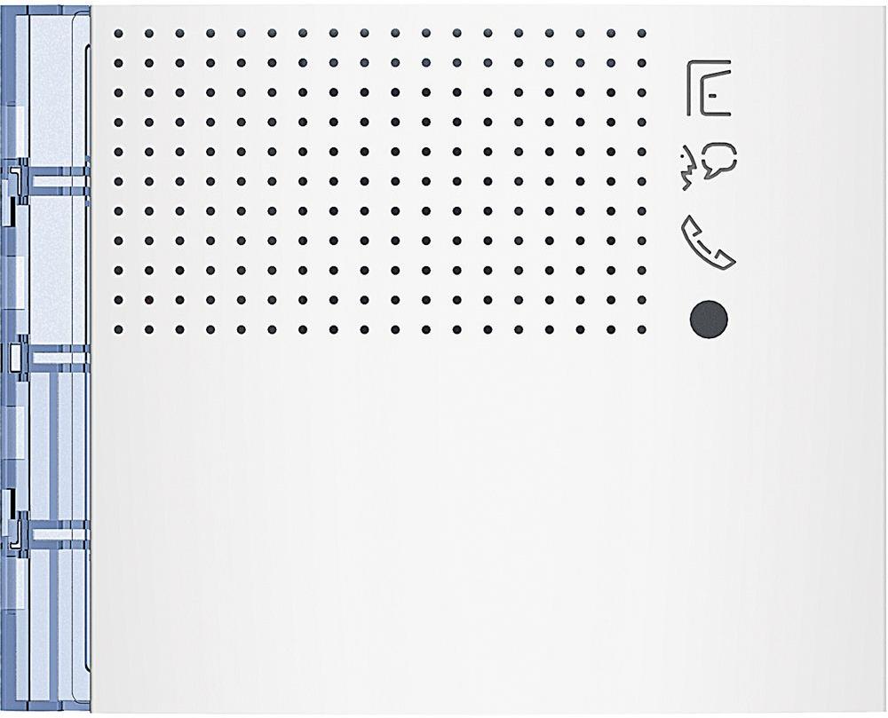Лицев панел аудио без бутони Sfera New Allwhite Bticino, BTICINO, 351102