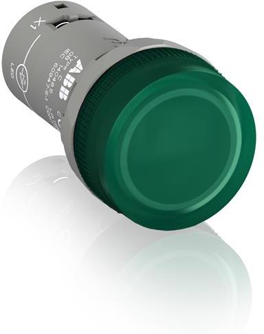 Сигнална лампа LED CL2-523G сглобена зелена 230Vac Ø22mm Compact ABB, 1SFA619403R5232