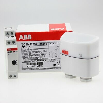 Датчик за осветеност TL1, за DIN монтаж, 1000W, комплект с фотоклетка TLs IP54, ABB, 2CSM229921R1341