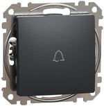 Бутон със символ "звънец" цвят Антрацит Sedna SE, SCHNEIDER ELECTRIC, SDD114131