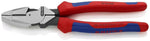 Комбинирани клещи Lineman, синьо-червена ръкохватка 240мм, Knipex - K0902240