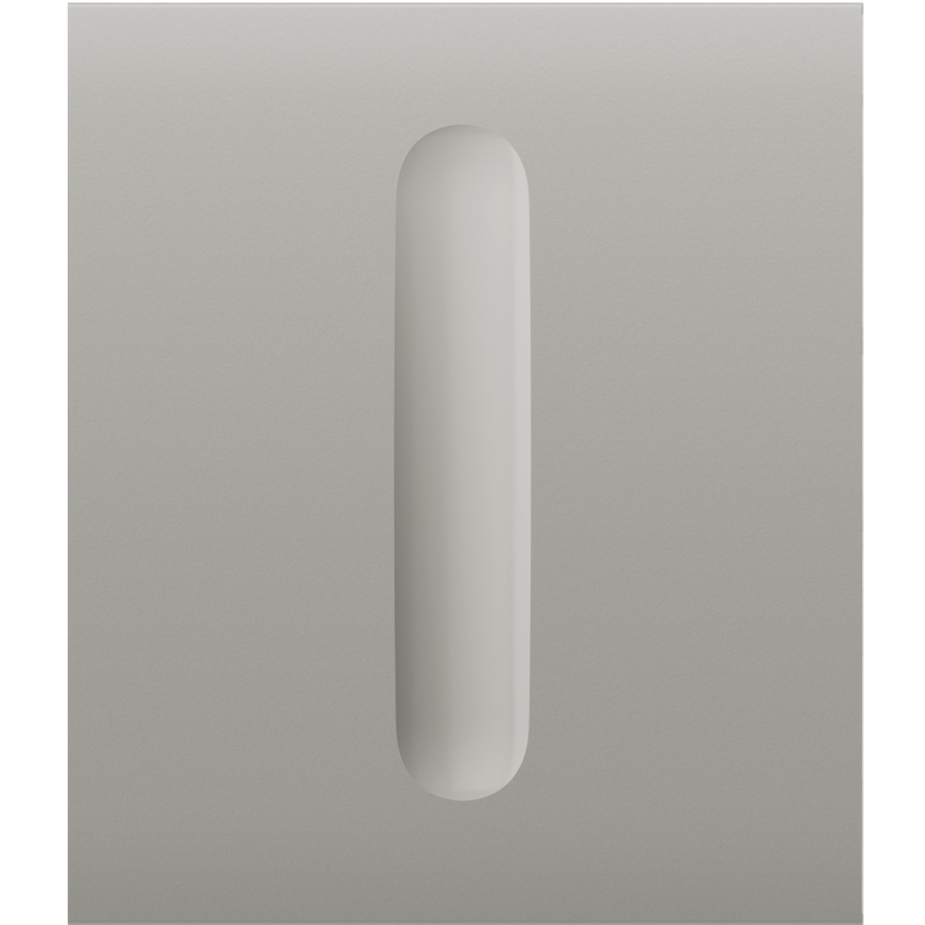 Лицев панел за Smart димер централен, слюда, CenterButton Ajax, AJAX, 98591.256.OY1
