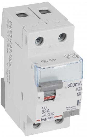 ДТЗ 2P 63A 300mА серия TX3 ID тип A Legrand, LEGRAND НИСКО НАПРЕЖЕНИЕ, 411576
