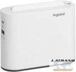 Адаптер за контакт плосък 2х Евро контакт 6A и USB A+C NEW Legrand 49401