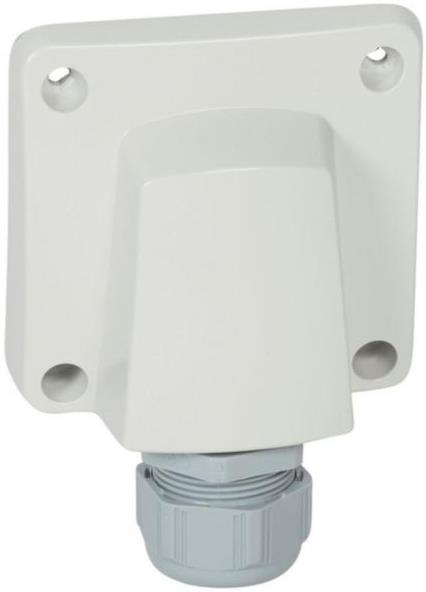 Твърда връзка 32А с щуцер M32 моноблок за скрит монтаж цвят Сив IP55 Plexo New Legrand, LEGRAND, 69850L