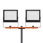 Професионален LED Строителен Прожектор 2x50W със Стойка | 10 000 lm | IP65 | Телескопичен Трипод 1.77 m | Неутрална Светлина 4500K