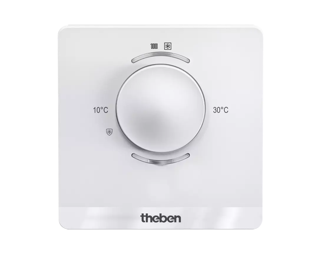 Термостат за отопление и охлаждане 5…30 °C R718 4х входове LUXORliving Theben, KNX, 4800480