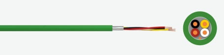Кабел 2x2x0.8 KNX PVC Eca зелен – 1000m, КАБЕЛИ, 1010100401000