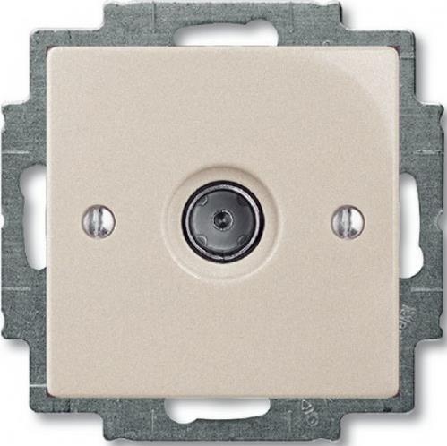 Розетка TV цвят КРЕМ Basic 55 ABB /до изчерпване/, ЛИКВИДАЦИЯ, 2CKA001724A4280