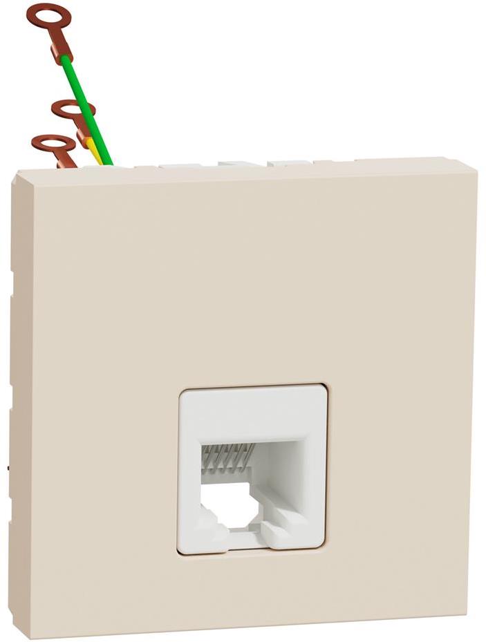 Розетка телефон RJ12 2 мод. цвят Крем Unica SE, SCHNEIDER ELECTRIC, NU349744