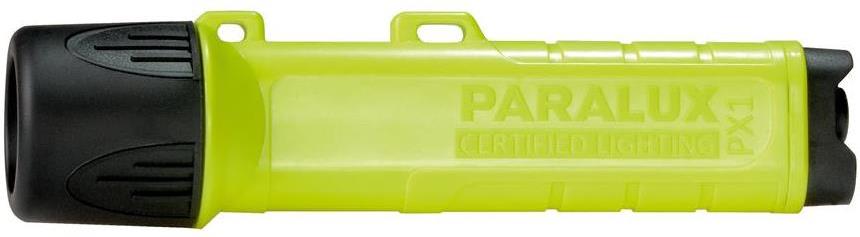 Фенер 3W LED IP68 Ex 120lm до 150 метра лъч PARALUX® PX1 жълт 4хAA поликарбонат PARAT, 6911252158