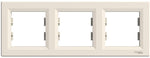 Рамка 3х цвят Крем Asfora SE, SCHNEIDER ELECTRIC, EPH5800323