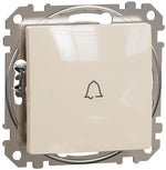 Бутон със символ "звънец" цвят Крем Sedna SE, SCHNEIDER ELECTRIC, SDD112131