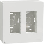 Моноблок за открит монтаж 2x4 мод. Антибактериален Unica System+ SE, SCHNEIDER ELECTRIC, NU122420