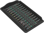 Комплект отвертки, 5x шлиц, 3x PH, 8x TX, 4x Hex, 1x mx, 2x за гайки и 1x за чипове, Big Pack 24 Kraftform Micro Wera - W134000