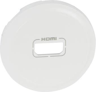 Лицев панел за HDMI розетка цвят бял Celiane Legrand, LEGRAND, 68216