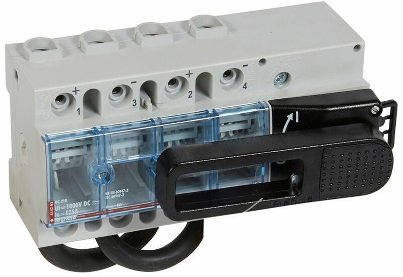 Товаров прекъсвач 125A 2P 1000V= DIN с видимо разделяне на веригата, предна ръкохватка Legrand, LEGRAND НИСКО НАПРЕЖЕНИЕ, 414283