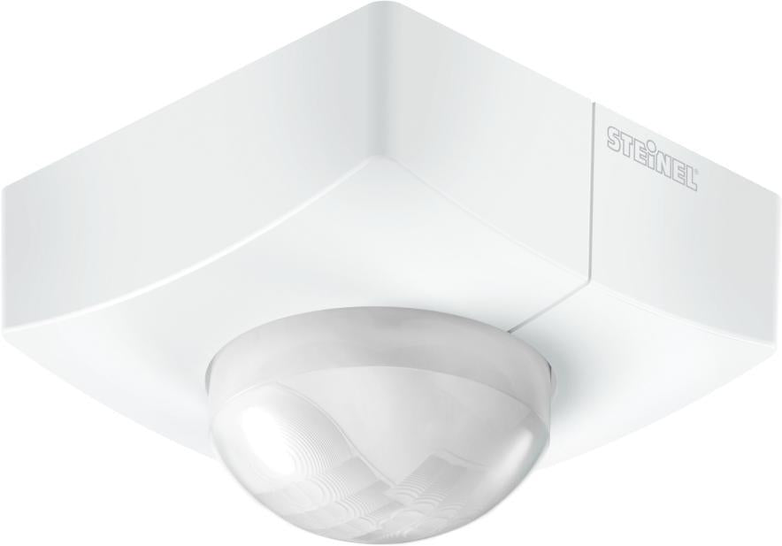 Датчик за присъствие PIR, за открит монтаж на таван, 360°, обхват 30 x 4m @ h=12m, IP54, IS 345 MX, DALI2, Бял, Steinel, STEINEL, SL057398