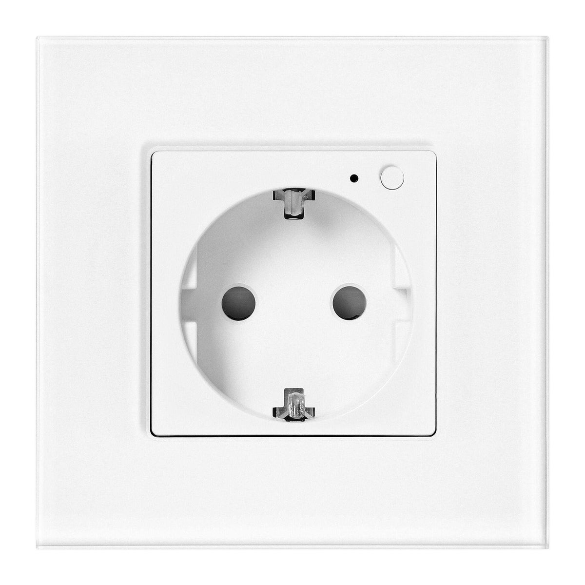 Tuya Smart Wi-Fi единичен контакт за скрит монтаж, Schuko, бял - OR-SH-17205(GS)/W, ORNO