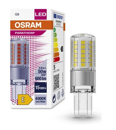 LED ЛАМПА PARATHOM PIN CL50  4,8W/840 G9 LEDVANCE