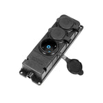 Троен контакт шуко, гумиран, IP44 ORNO OR-AE-13166(GS)