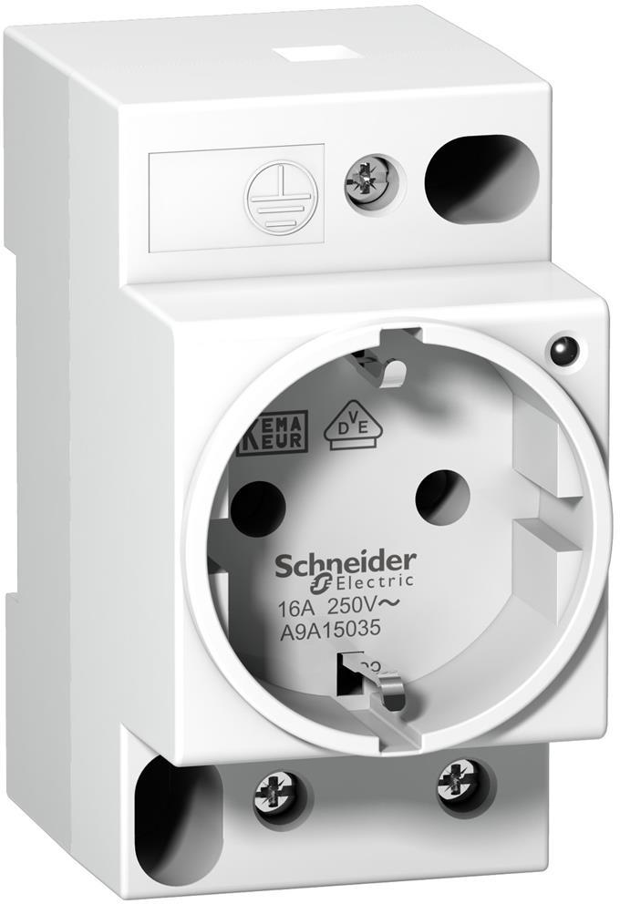 Контакт за DIN-шина Acti 9 iPC шуко 16Α VDE 2.5 мод. SE, SCHNEIDER ELECTRIC НИСКО НАПРЕЖЕНИЕ, A9A15035