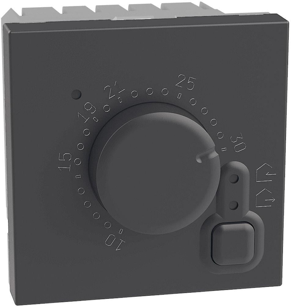 Термостат 230V 2А 1NO 2 мод. цвят Графит Light Now Bticino, BTICINO, YD4441