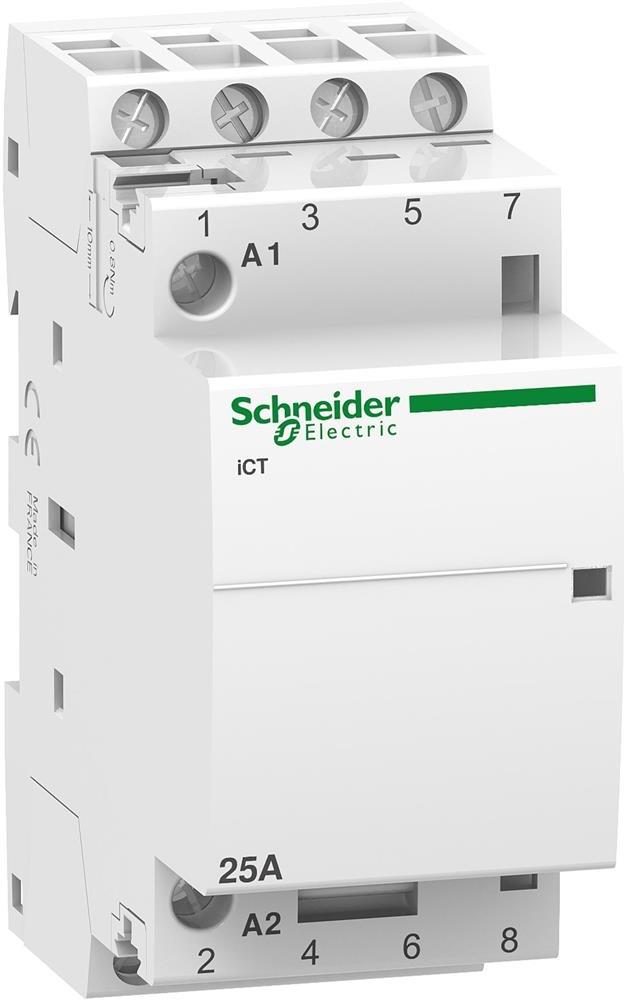 Модулен контактор Acti 9 iCT 25A 4NO 24Vac 2 мод. SE, SCHNEIDER ELECTRIC НИСКО НАПРЕЖЕНИЕ, A9C20134