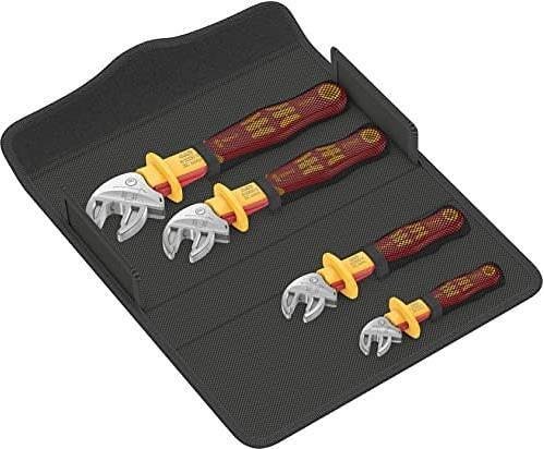Комплект гаечни ключове раздвижени, 4х (7…19), в калъф, 6004 Joker VDE 4 Set 1 Wera - W020170