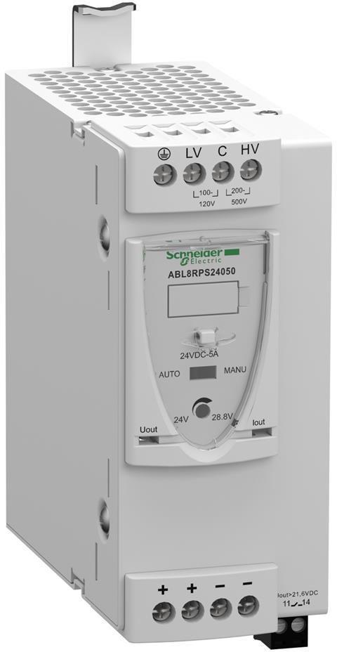 Захранващ блок Modicon 1P In:100...120Vac Out:24Vdc 5A SE, SCHNEIDER ELECTRIC НИСКО НАПРЕЖЕНИЕ, ABL8RPS24050