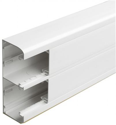 Кабелен PVC канал 50х130мм /12м/ 2 секции к-т с капаци 45мм DLP Legrand, LEGRAND, 75603